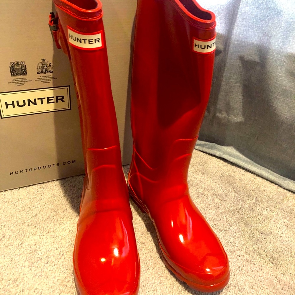 Original Huntresse Gloss Hunter Rainboots Size 7